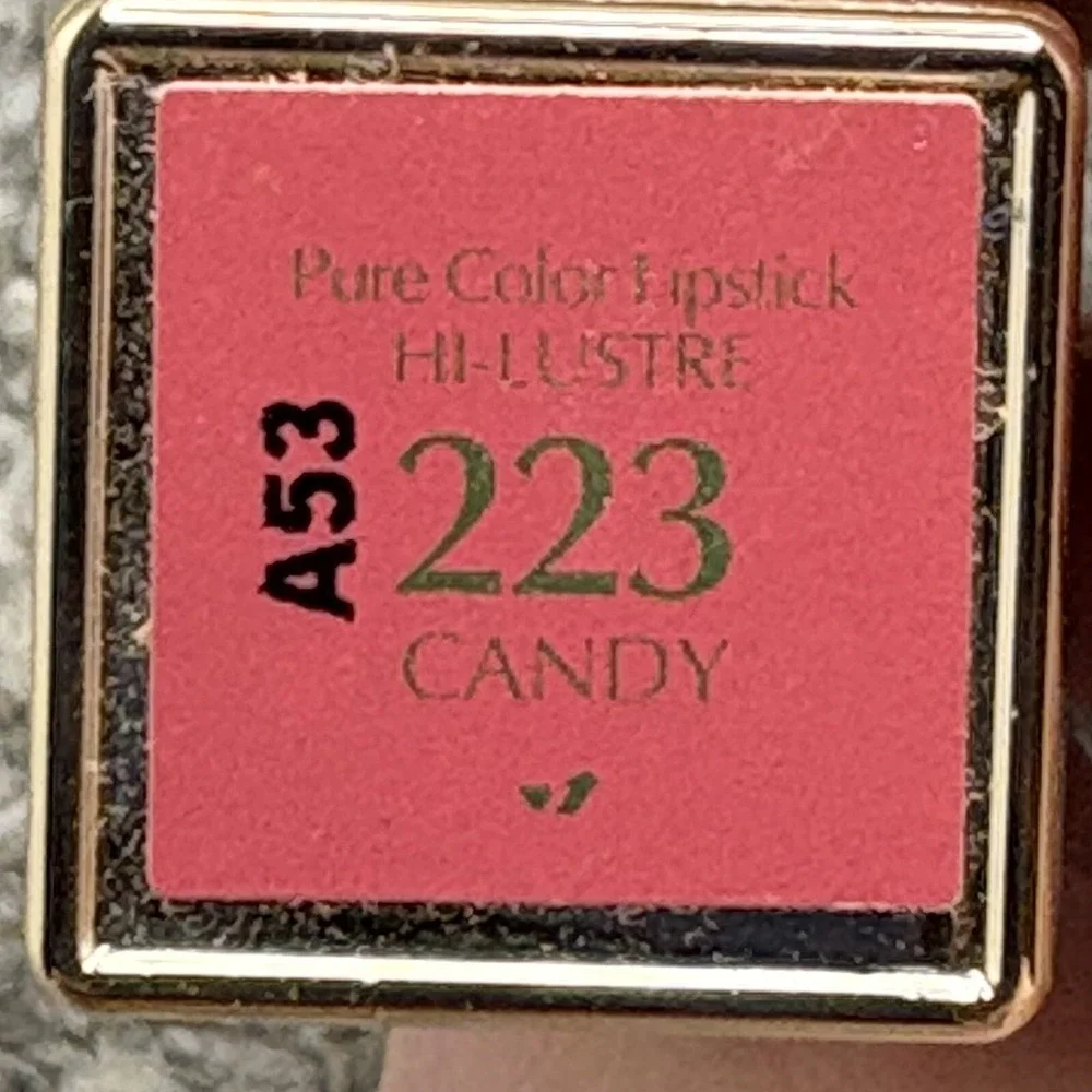 Estée Lauder Lipstick 223 Candy Pure Color Hi Lustre New‎ W0 Box Pretty Shade
